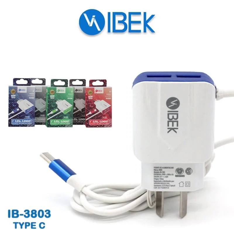 CARGADOR IBEK TIPO C